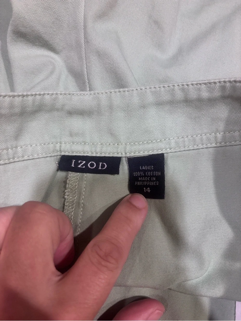 IZOD Woman’s Sage Green Shorts